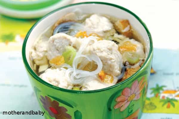 Fish Meatball Soup